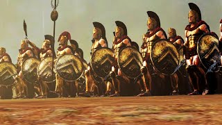 Spartan Battle  1200 vs 10000 Persian Immortals  Epic Cinematic Total War Battle [upl. by Nylessej]