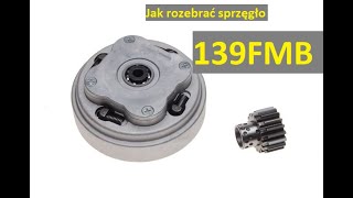 13 Rozkręcanie sprzęgła 139FMB 152FMH 110 CROSS LONCIN MRF ITP [upl. by Solegna]