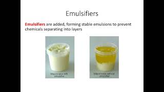 Unit 2 Higher Chemistry Emulsions and Emulsifiers [upl. by Erica]