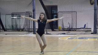 Majorette Tryout Routine 2014 [upl. by Bondon]