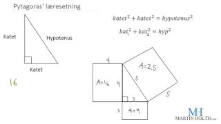 Matematikk 1P Geometri  Pytagoras læresetning [upl. by Beryl]