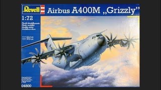 Revell 172 Airbus A400M quotGrizzlyquot Scale Model Review [upl. by Anait452]