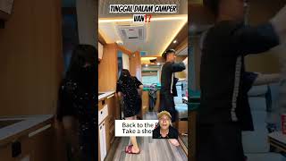 TINGGAL DALAM CAMPER VAN⁉️ vanlife travel camping automobile rvlife roadtrip rv [upl. by Bessy]