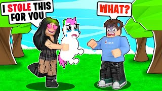 SCAMMER Fell In LOVE With Me What She Did Was Shocking Roblox Adopt Me [upl. by Akimit]