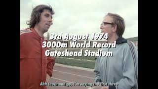 Brendan Foster  World Record 3000 Meters  03091974 [upl. by Egag215]