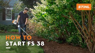 How to Start FS 38  STIHL Tutorial [upl. by Ron]