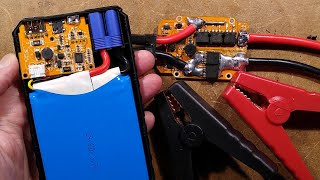 Inside a combined power bank and jump starter [upl. by Moriyama]