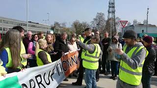 April 6th Count Richard Von Coudenhove Kalergi on RTÉ protest with Gemma ó Doherty [upl. by Ardnaxela]