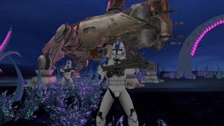 Star Wars Battlefront 2  Battle Of Umbara  NPC Wars [upl. by Hildagard]