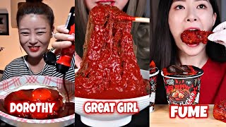 Who is the TRUE QUEEN OF SPICY MUKBANG🌶️👸🔥 [upl. by Ennasirk]