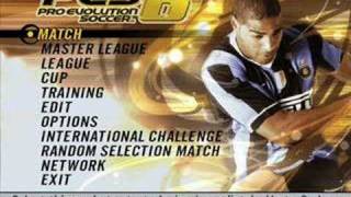 Pro Evolution Soccer 6  Main Menu Existence Music [upl. by Jesselyn]