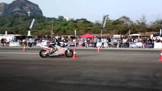 The MTT Turbine Bike Y2K at the Valley Run 2013 Drag Races [upl. by Stephi132]