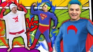 SUPER FOCA VS SUPER HOMEM  LUCCAS NETO É O HERÓI MAIS FORTE 10 [upl. by Dlanar]