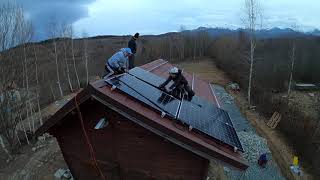 Timelaps Montaj Sistem fotovoltaic SunPower MAXEON 3 400W [upl. by Ivatts]