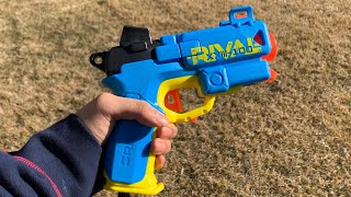 Nerf Rival Pilot Review BREAK ACTION PISTOL [upl. by Ahsirtal]