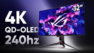 The Ultimate 32inch QDOLED Monitor by Asus [upl. by Irrol]