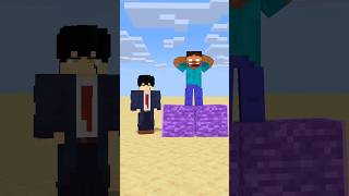 HELP Herobrine To Power Up Jump With Bigger And Bigger Bedrock friendship shorts trending anime [upl. by Adamec]