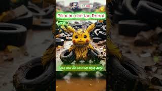 Pikachu chế tạo Robot😍trending hoathinh anime doremon nobita pikachu pokemon shorts ai [upl. by Nimajnab]