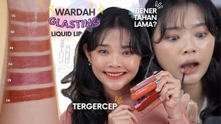 REVIEW WARDAH GLASTING LIQUID LIP TERGERCEP TAHAN LAMA BANGET SAWO MATANG APPROVED  RIRIEPRAMS [upl. by Cassandre]