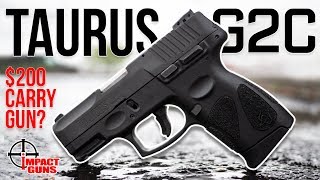 Taurus G2c 9mm  The Best 200 Carry Gun Range Test and Review [upl. by Tterag763]