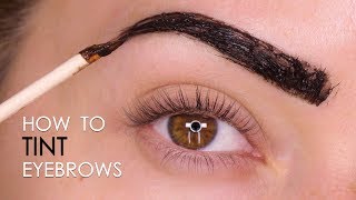 How To Tint Brows At Home Tutorial  Shonagh Scott [upl. by Hsirk]