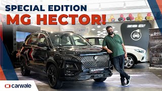 2024 MG Hector Black Storm Walkaround  Black Colour  Special Edition for Rs 21 Lakh [upl. by Lalad]