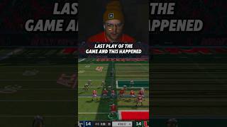 Final Play Of The Game and This Happened 😱 cfb25 collegefootball25 easportscollegefootball25 [upl. by Airetak]