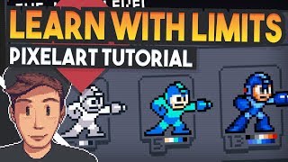 Learn PixelArt Fast With Limits Pixelart Tutorial for beginners [upl. by Nyssa]