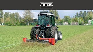 TRILO VCU 200 Verticuteer Verticutter Scarifier Vertikutiereinheit [upl. by Toms]