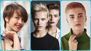 Unsere Top 20 ⚡ trendige kurzhaarfrisuren damen herbst 2018 [upl. by Nazarius]