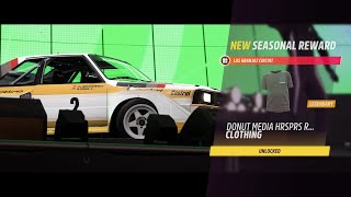 How to get Donut Media HRSPRS Tee for free  Forza Horizon 5 Walkthrough  Season 22 Summer [upl. by Nahtanoj]