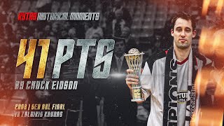 Chuck Eidson Dominates Žalgiris with 41 Points In SEB BBL Final  Rytas Historical Moments [upl. by Kiker943]