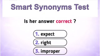 Synonyms Quiz  Test your English vocabulary [upl. by Reivad]