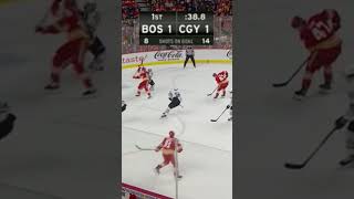 WILD FINISH vs Flames nhlbruins [upl. by Priscella]