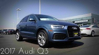 2017 Audi Q3 SLine 20 L Turbo 4Cylinder Review [upl. by Cordey]