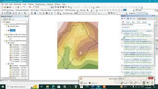 Preparing an isohyetal map using ArcMap [upl. by Tierell]