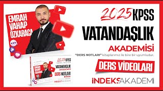 17 2025 KPSS  Vatandaşlık  Anayasa Hukuku ve Anayasa Tarihi  2  Emrah Vahap Özkaraca [upl. by Verras]