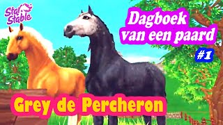 Dagboek van een paard 1  GREY DE PERCHERON  Emma SSO Star Stable Animatiefilm [upl. by Lacey405]