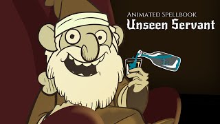 Animated Spellbook Unseen Servant DnD 5E [upl. by Gotthelf]