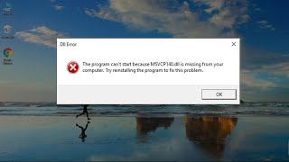 How to Fix MSVCP140dll and VCRUNTIME140dll Missing Error [upl. by Daphie]