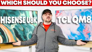 TCL QM8QM850G vs Hisense U8U8K  Which To Choose [upl. by Jonell528]