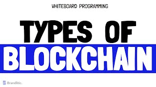 Types of Blockchain Explained  Blockchain Types [upl. by Elon3]