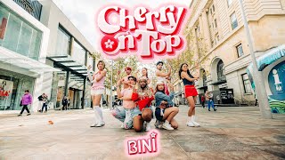 ONE TAKEPPOP IN PUBLIC CHERRY ON TOP  BINI  Glitch Crew  Australia [upl. by Aikram]