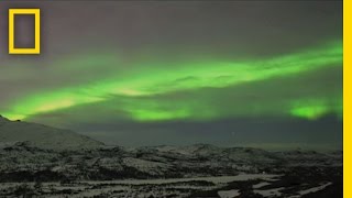 Amazing Northern Lights Time Lapse  National Geographic [upl. by Sihonn]