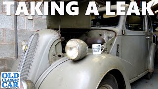 Spannertime on the Ford Anglia E494As leaky exhaust  tinkering update at OCC [upl. by Hoffert]