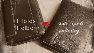 Filofax Holborn vs Kate Spade Wellesley The Great WalletPlanner Debate [upl. by Simsar]