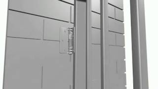 KwikFit Adjustable SelfClosing Gate Hinge KFA Model Installation Video [upl. by Dnana]