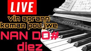 Lekol piano  Aprann jwe piano nan do diez  tutorial piano [upl. by Ienttirb]