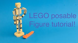 LEGO Posable Figure Tutorial [upl. by Ahsetel]