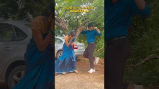 Our dance video Bloopers🤩🤣 comment ur next song for dance😇 danceshorts blackbeescouple shorts [upl. by Anola]